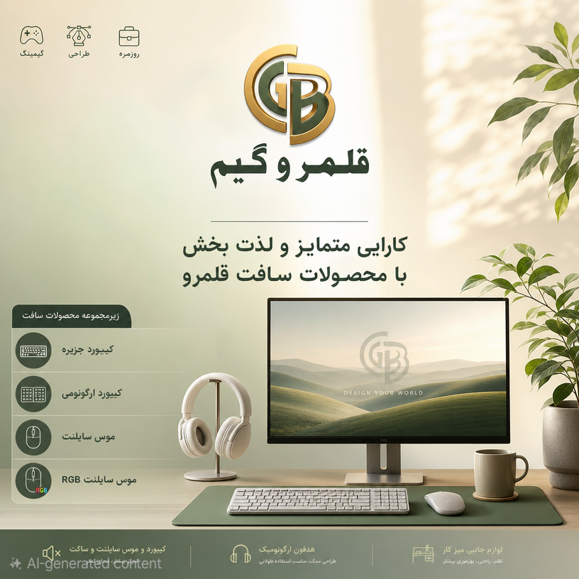 معرفی موس و کیبورد سافت قلمرو گیم