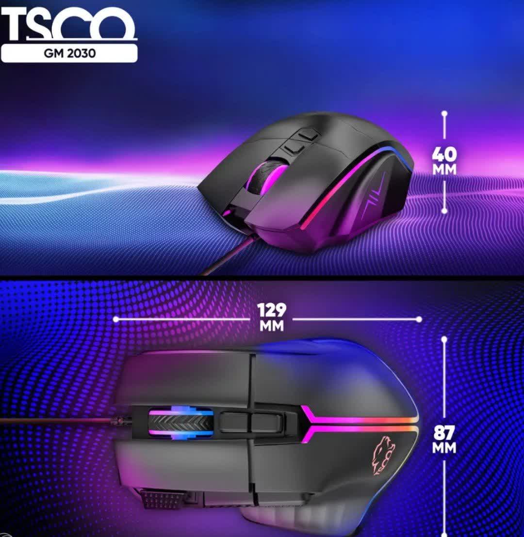 ماوس مخصوص بازی تسکو مدل GM 2030