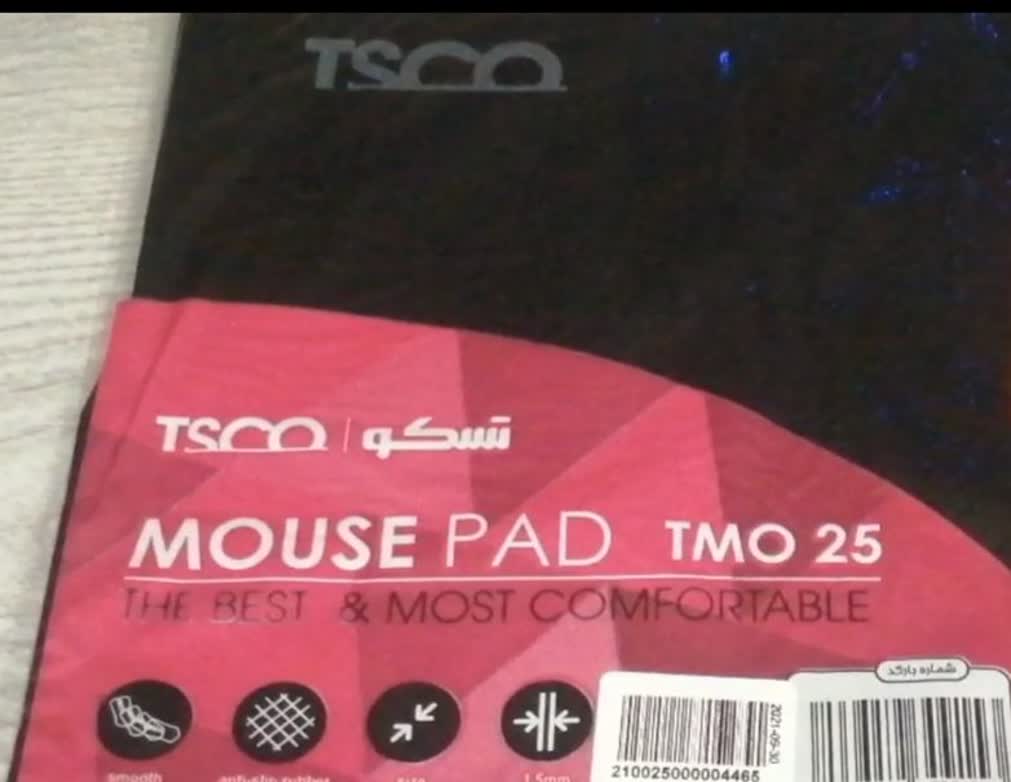 ماوس پد تسكو مدل 25 TMO