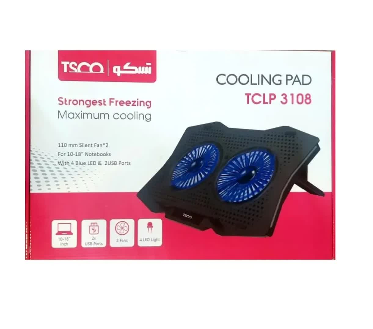 پایه خنک کننده لپ تاپ تسکو مدل 3108 TCLP