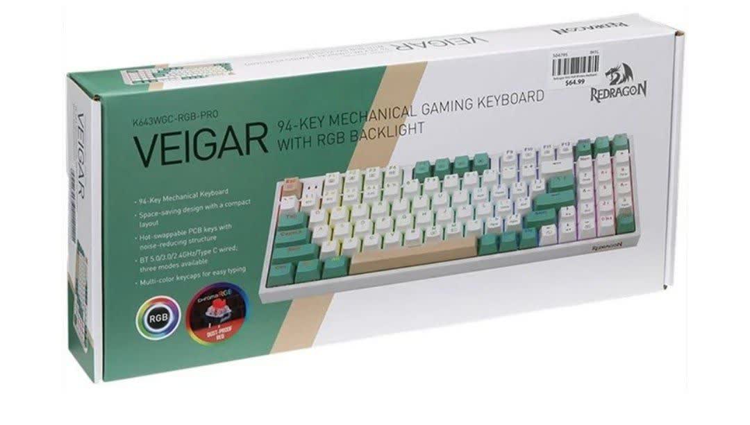 کیبورد مخصوص بازی ردراگون مدل K643WGC-RGB-PRO